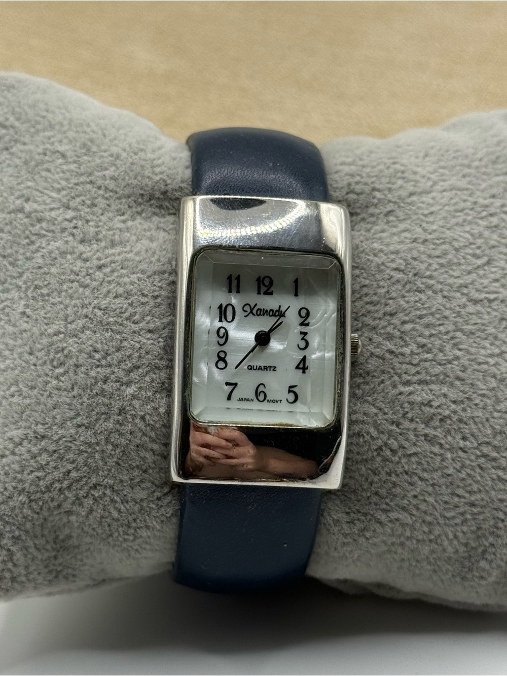 Vintage woman’s Xanadu Quartz Watch - Navy Leather Strap